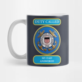 DutyCalledCoastGuard Dad Mug